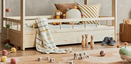 Διακόσμηση Δωματίου Μπεμπέ | Γαρύφαλλο - Λευκά Είδη